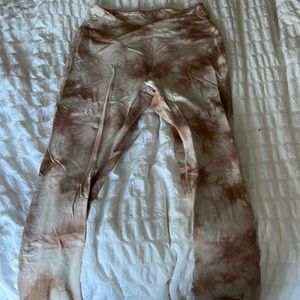 Victoria Secret Pink Tie Dye Leggings